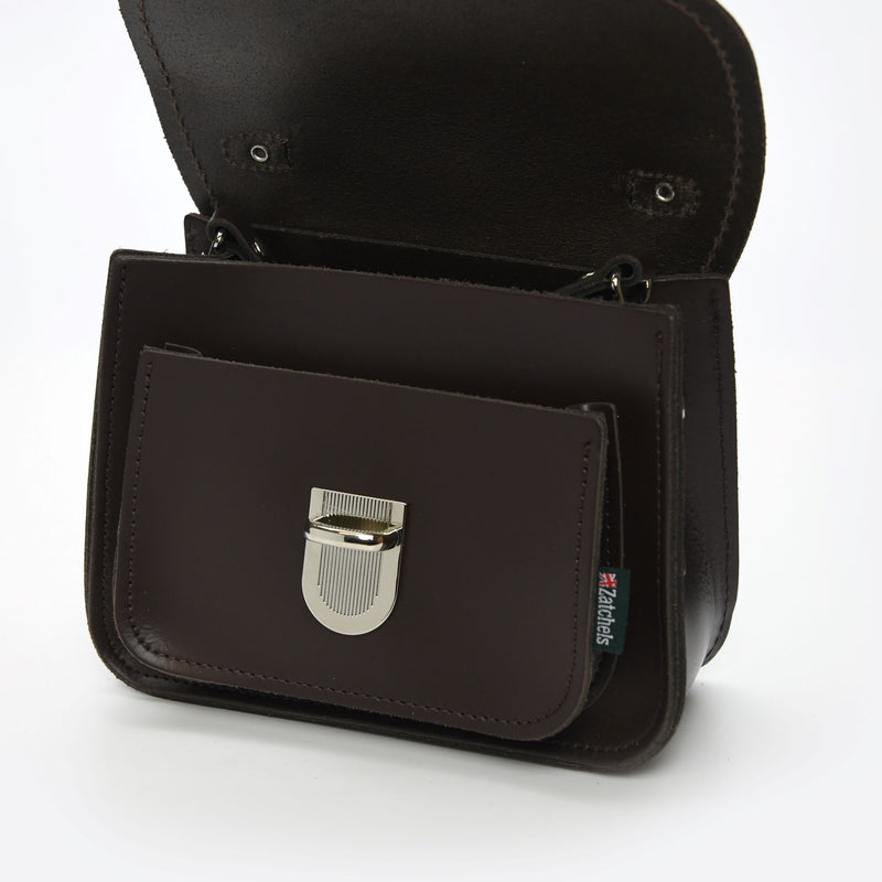 Luna Handmade Leather Bag - Dark Brown