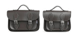 Handmade Leather Micro Satchel - Graphite