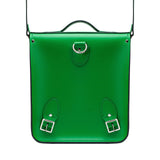 Green Leather City Backpack - Backpack - Zatchels