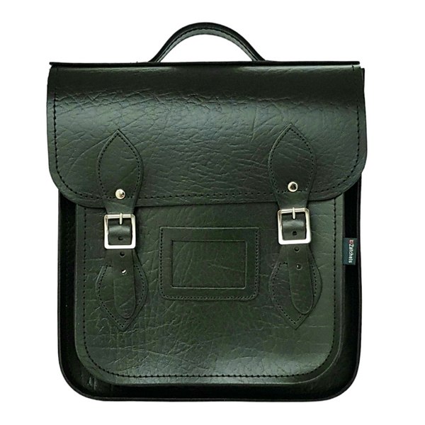 Zatchels British Racing Green Executive Handmade Leather Backpack