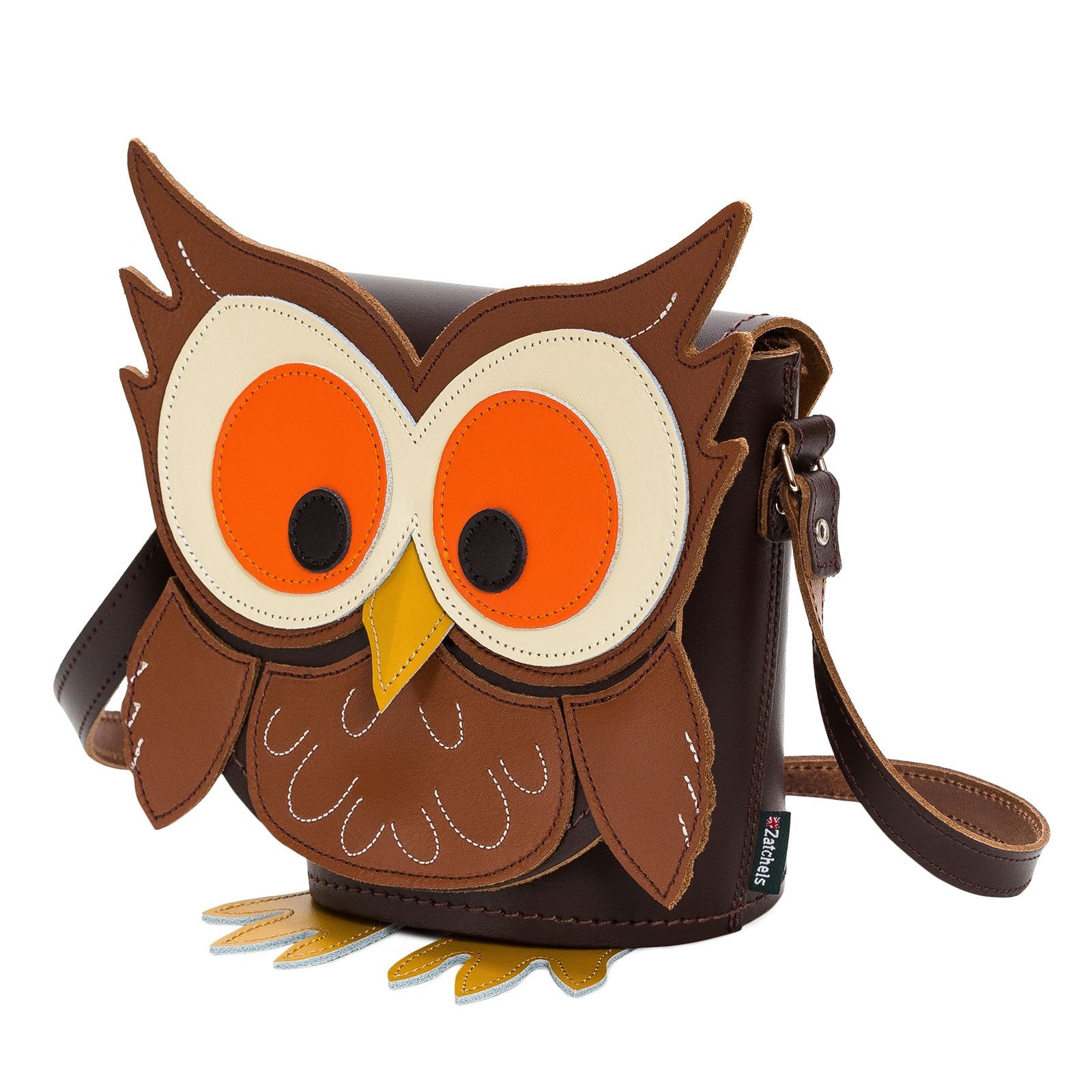 Hoot Owl Handmade Leather Bag Zatchels