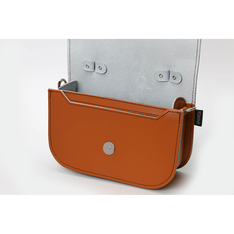 Aura Handmade Leather Bag - Burnt Orange