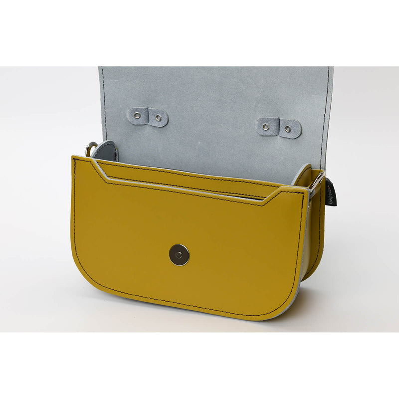 Aura Handmade Leather Bag - Yellow Ochre