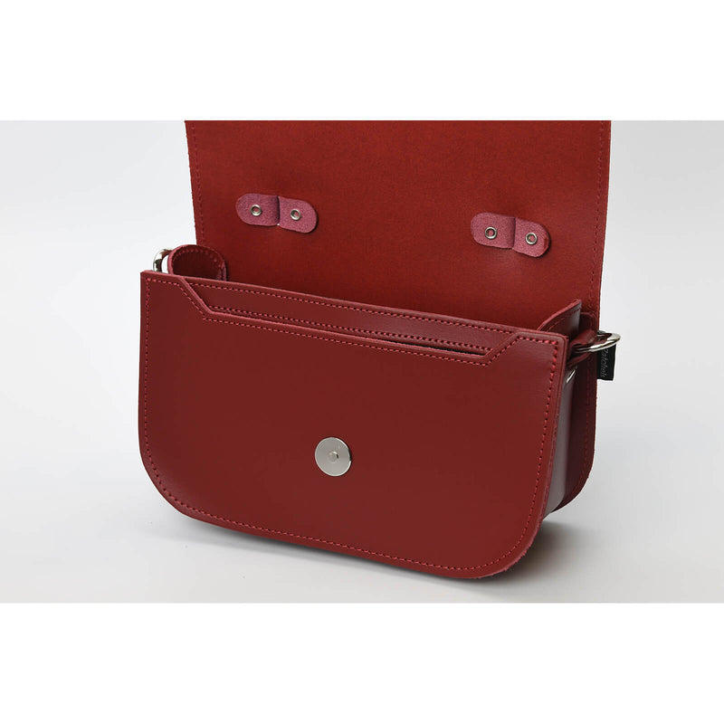 Aura Handmade Leather Bag - Red