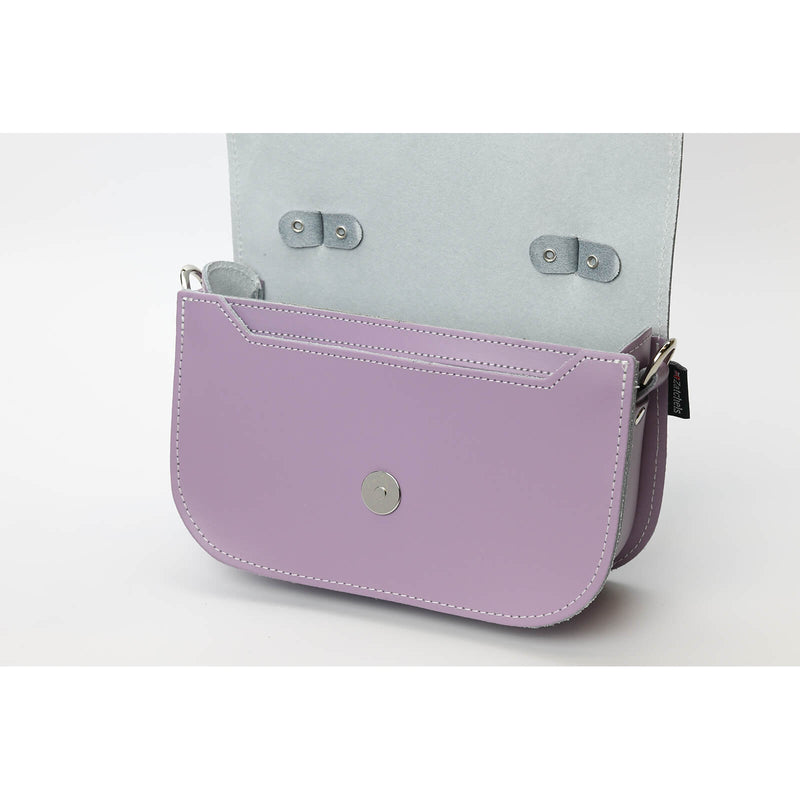 Aura Handmade Leather Bag - Pastel Violet