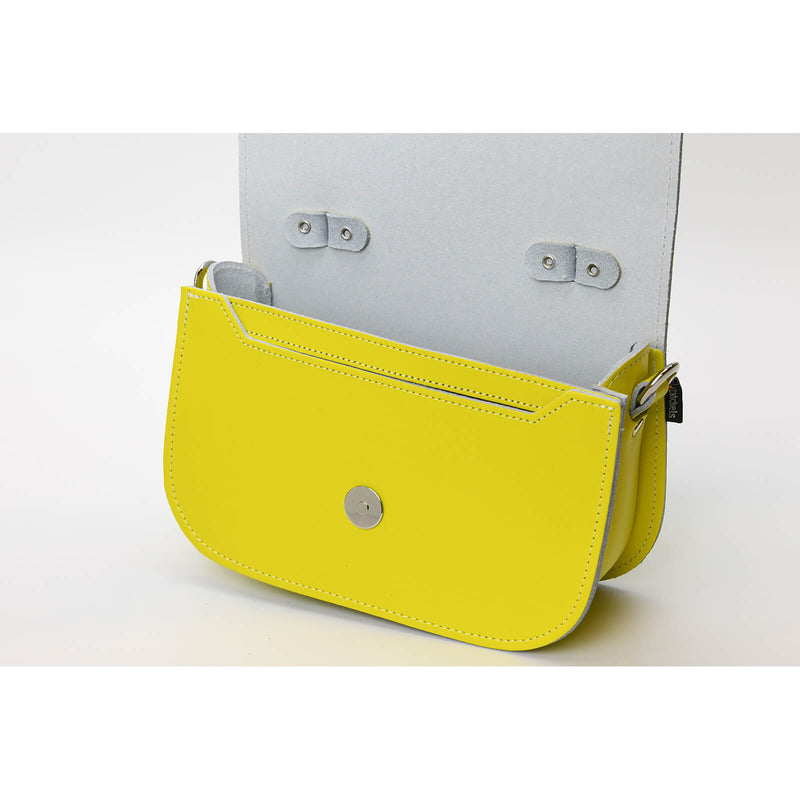 Aura Handmade Leather Bag - Daffodil Yellow