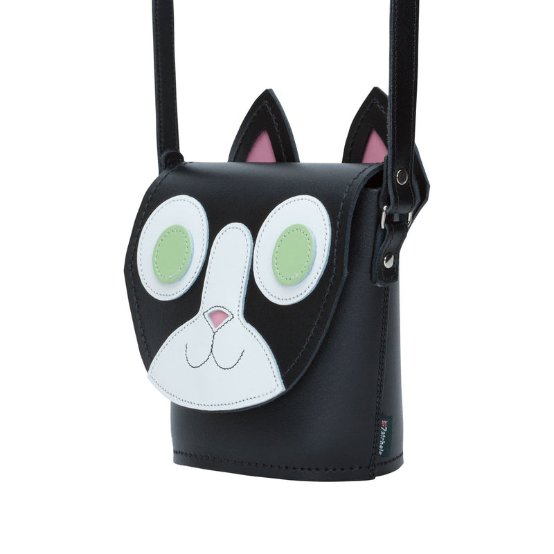 Kitty Cat Leather Bag - Novelty Bag - Zatchels