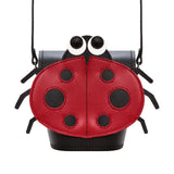 Luna Ladybird Leather Bag - Novelty Bag - Zatchels