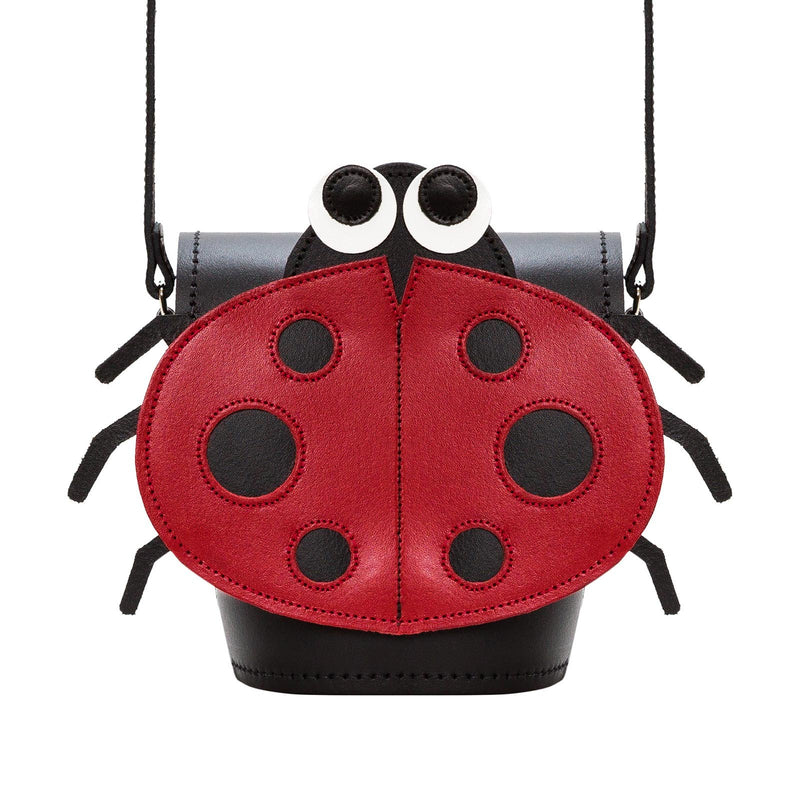 Luna Ladybird Leather Bag - Novelty Bag - Zatchels