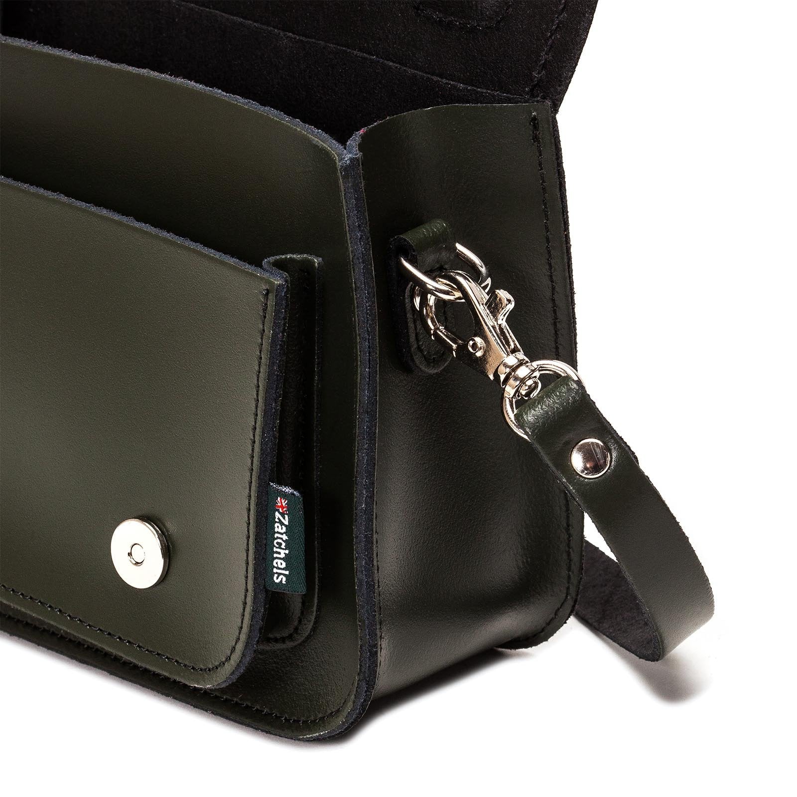 Ivy Green Leather Micro Satchel - Micro Satchel - Zatchels