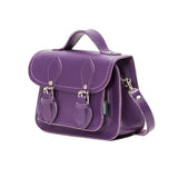 Purple Leather Micro Satchel - Micro Satchel - Zatchels