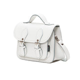 White Leather Micro Satchel - Micro Satchel - Zatchels