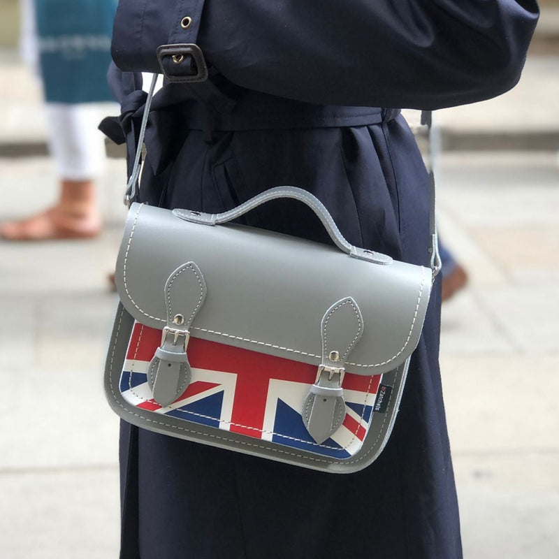 British Flag Leather Shoulder Bag