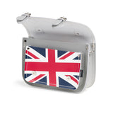 Union Jack Midi Satchel - Ghost Grey