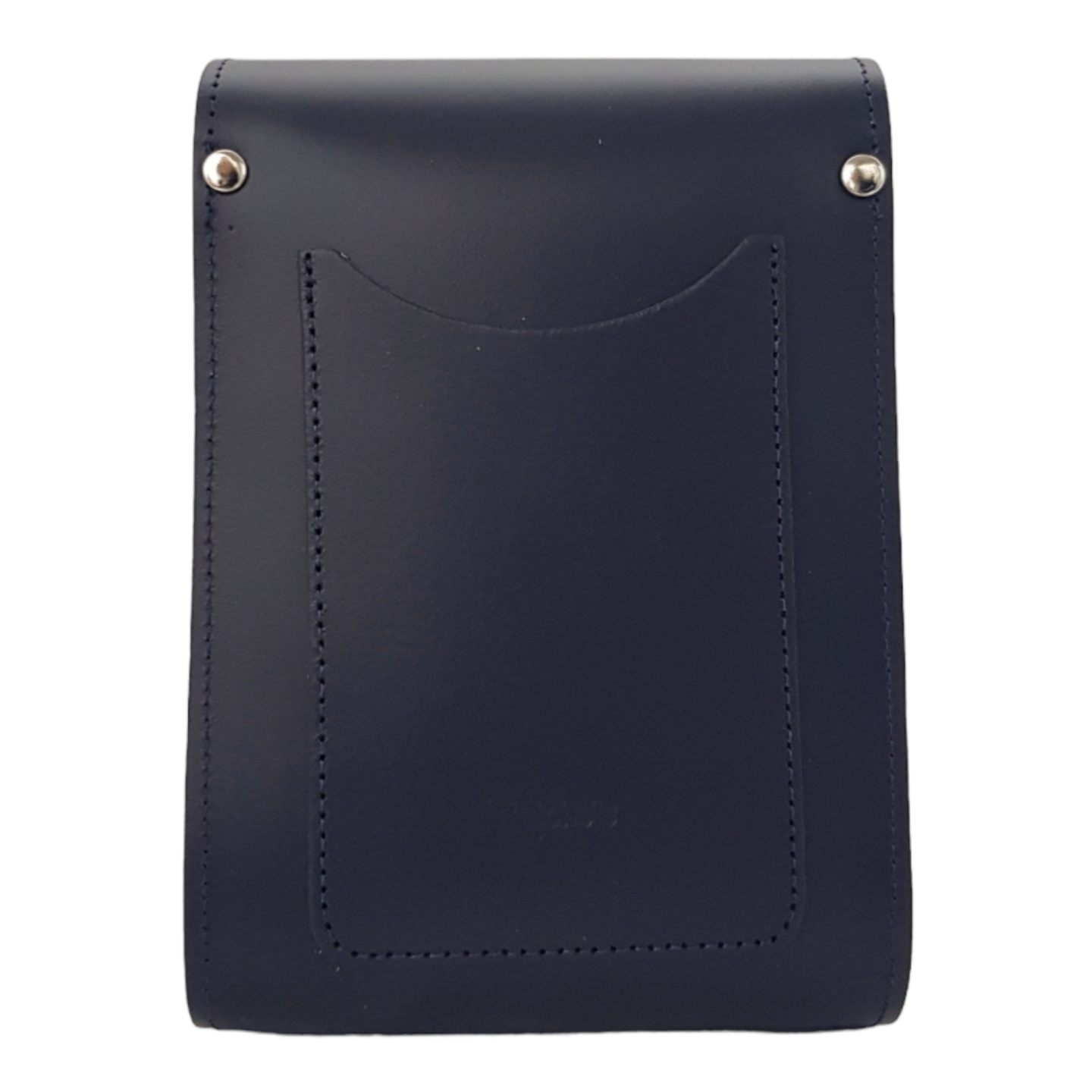 Handmade Leather Festival Phone Bag - Black