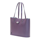 Nile Leather Twist Lock Shopper - Shopper - Zatchels