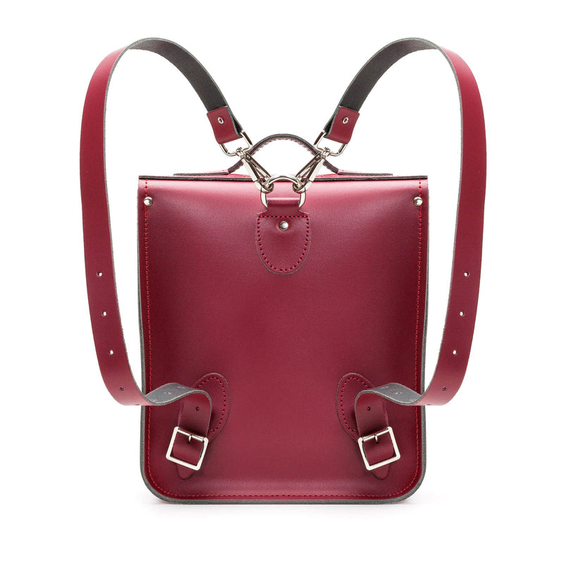 Oxblood Leather City Backpack - Backpack - Zatchels