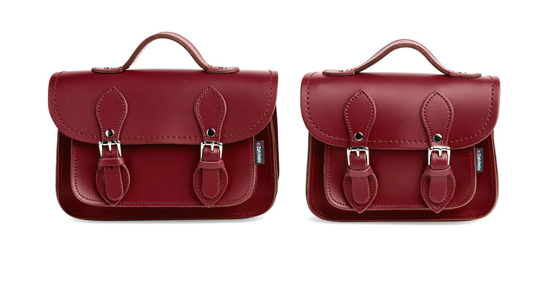 Handmade Leather Micro Satchel - Oxblood