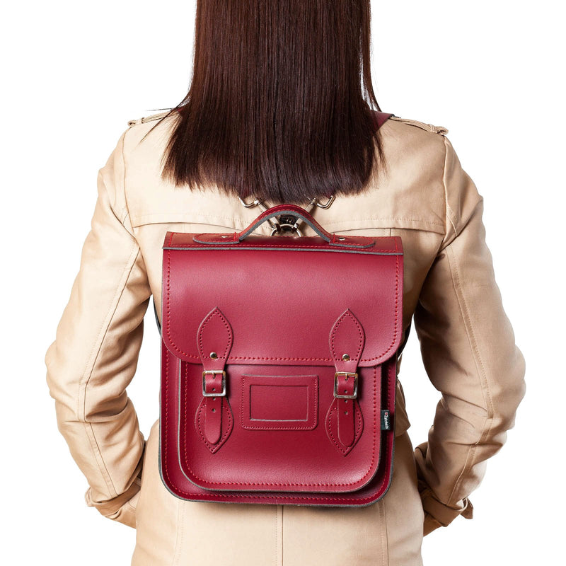 Oxblood Leather City Backpack - Backpack - Zatchels