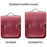 Oxblood Leather City Backpack - Backpack - Zatchels