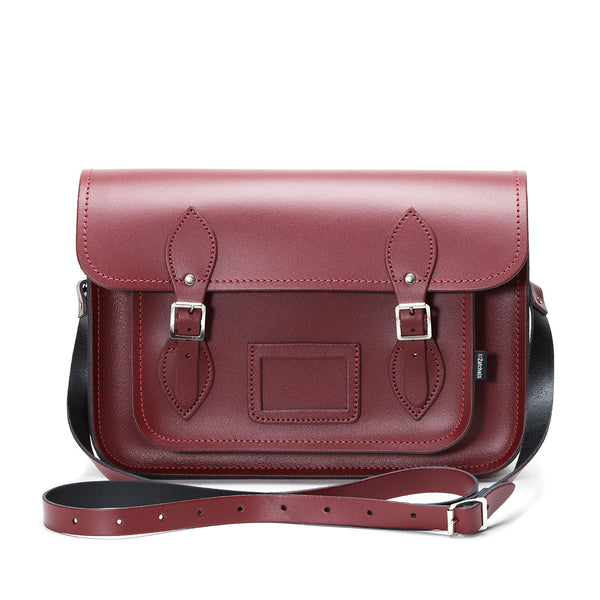 Oxblood Leather Satchel - Satchel - Zatchels