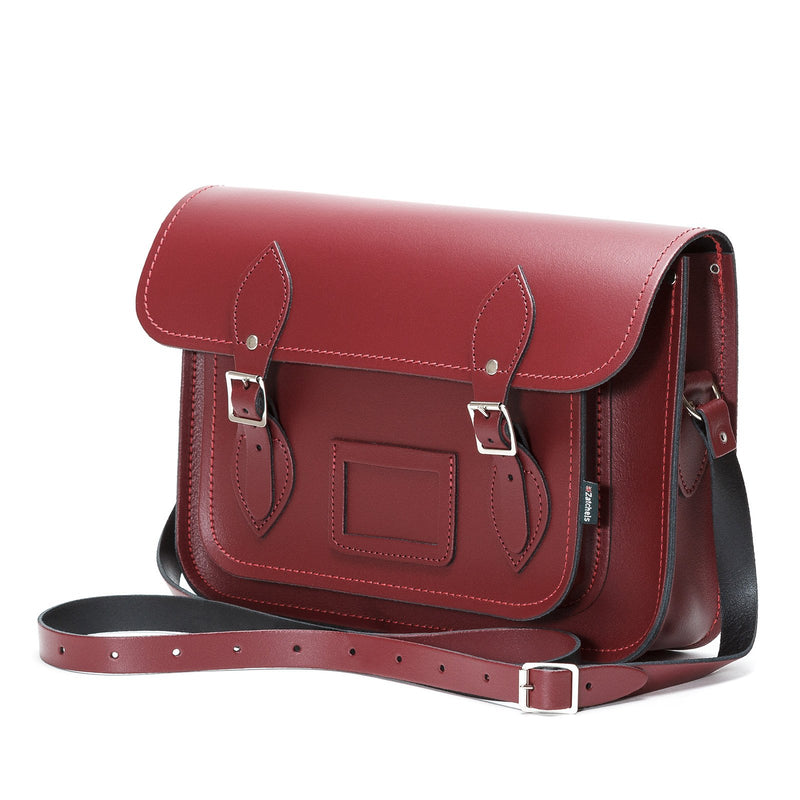 Oxblood Leather Satchel - Satchel - Zatchels