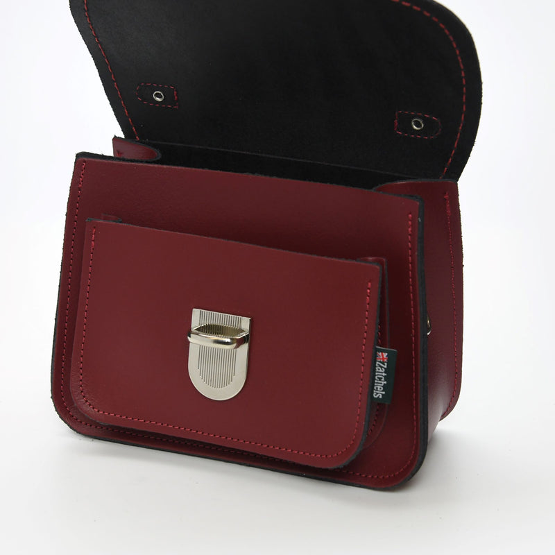 Luna Handmade Leather Bag - Oxblood Red