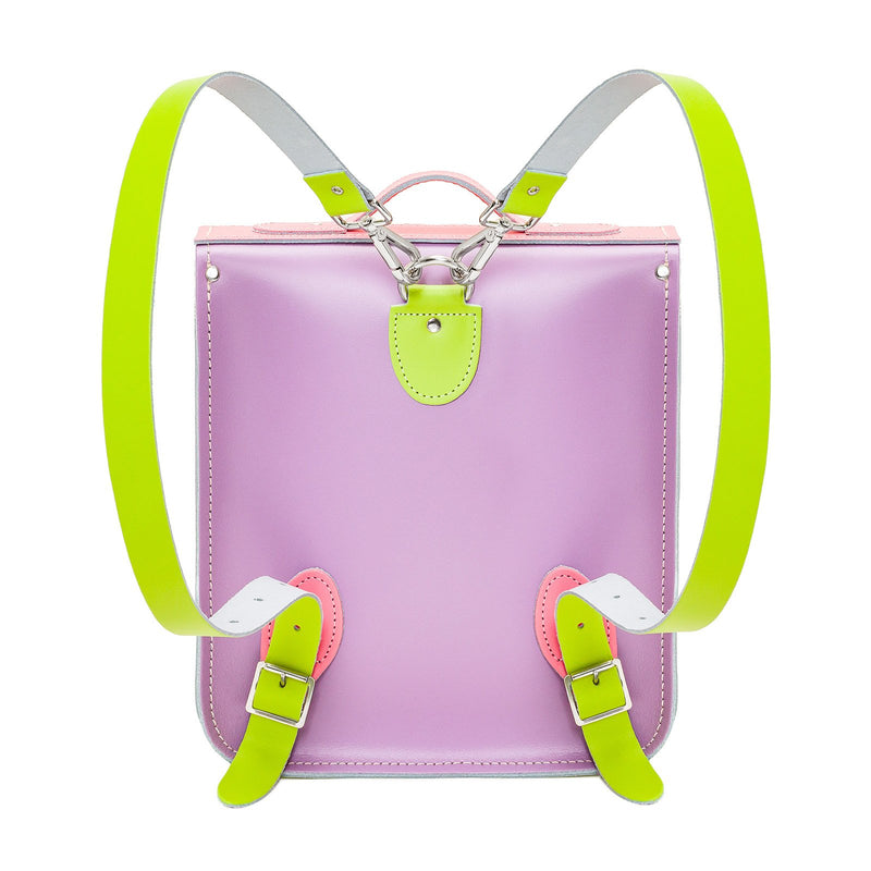 Pastel leather backpack cheap