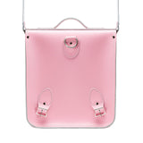 Pastel Pink Leather City Backpack - Backpack - Zatchels