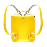 Pastel Daffodil Yellow Leather City Backpack - Backpack - Zatchels