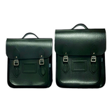 Handmade Leather City Backpack - Executive - British Racing Green