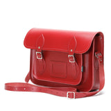 Zatchels Bright Red Handmade Leather Satchel | 4 Sizes