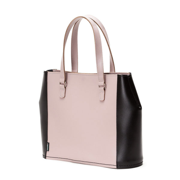 Rose Truffle Leather Tote Bag - Tote - Zatchels