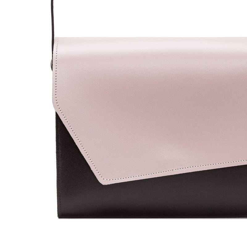 Rose Truffle Leather Clutch - Clutch Bag - Zatchels
