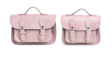 Handmade Leather Micro Satchel - Rose Quartz