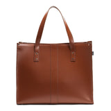 Chestnut Leather Shopper - Shopper - Zatchels