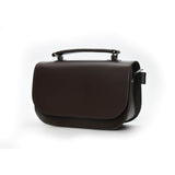 Aura Handmade Leather Bag - Dark Brown