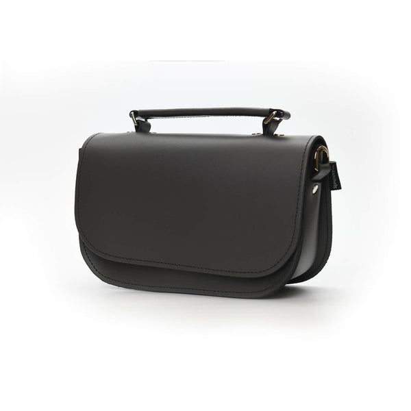 Aura Handmade Leather Bag - Graphite