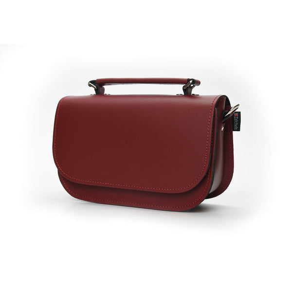 Aura Handmade Leather Bag - Oxblood Red