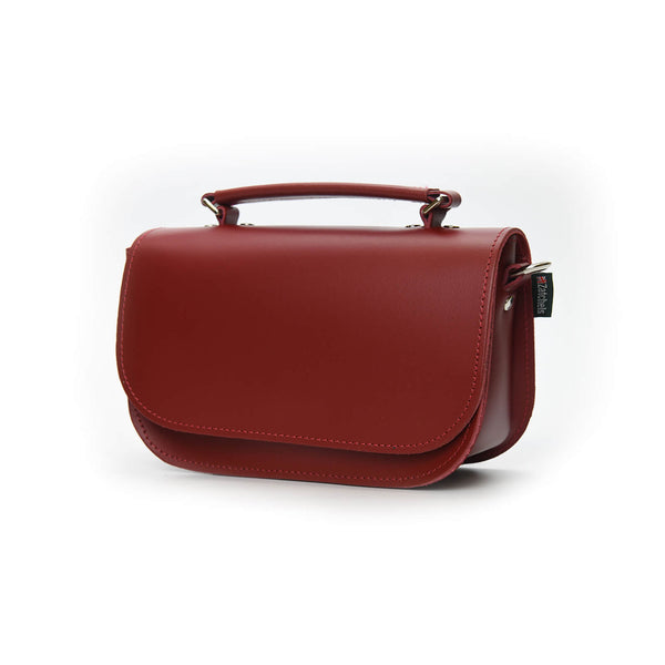 Aura Handmade Leather Bag - Red