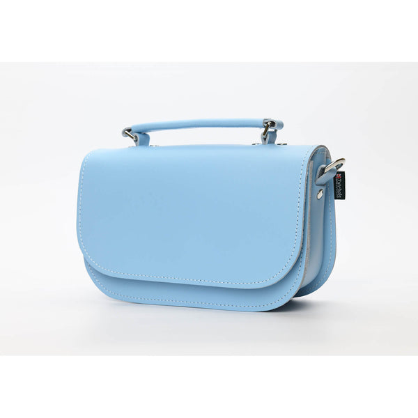 Aura Handmade Leather Bag - Baby Blue