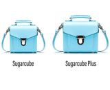 Pastel Baby Blue Leather Sugarcube - Sugarcube - Zatchels