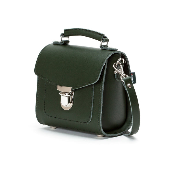 Ivy Green Leather Sugarcube - Sugarcube - Zatchels