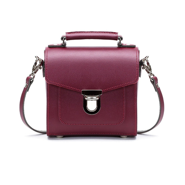 Oxblood Leather Sugarcube - Sugarcube - Zatchels