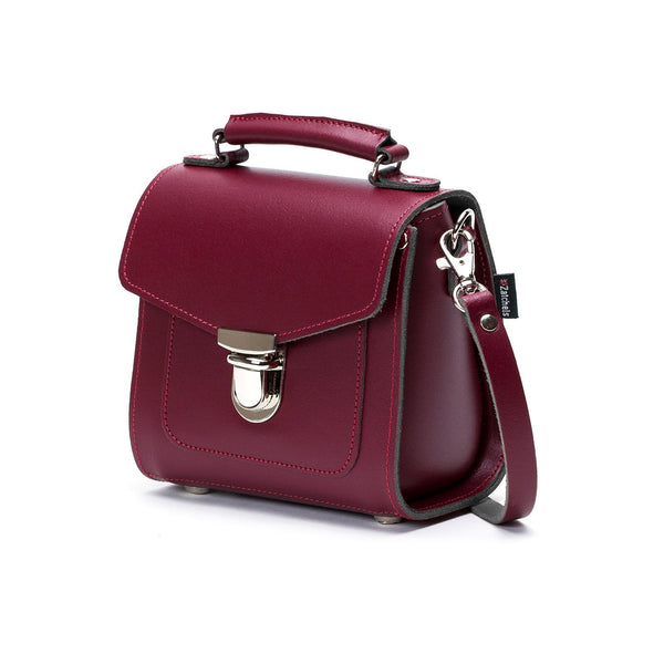 Oxblood Leather Sugarcube - Sugarcube - Zatchels