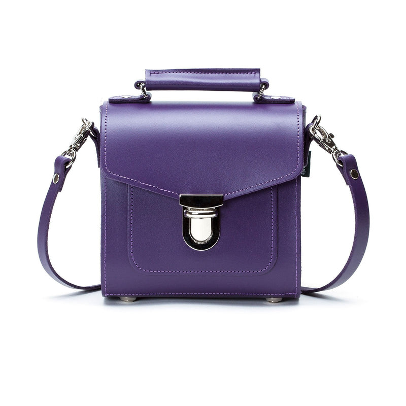 Purple Leather Sugarcube - Sugarcube - Zatchels