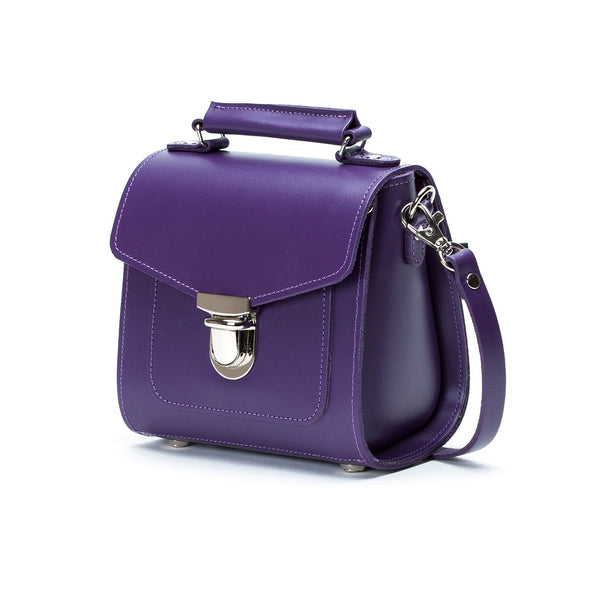 Purple Leather Sugarcube - Sugarcube - Zatchels