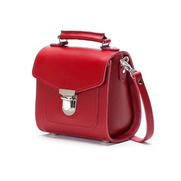 Red Leather Sugarcube - Sugarcube - Zatchels