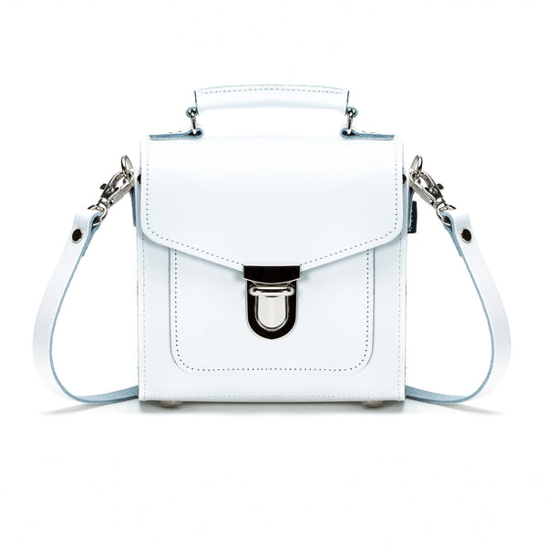 White Leather Sugarcube - Sugarcube - Zatchels