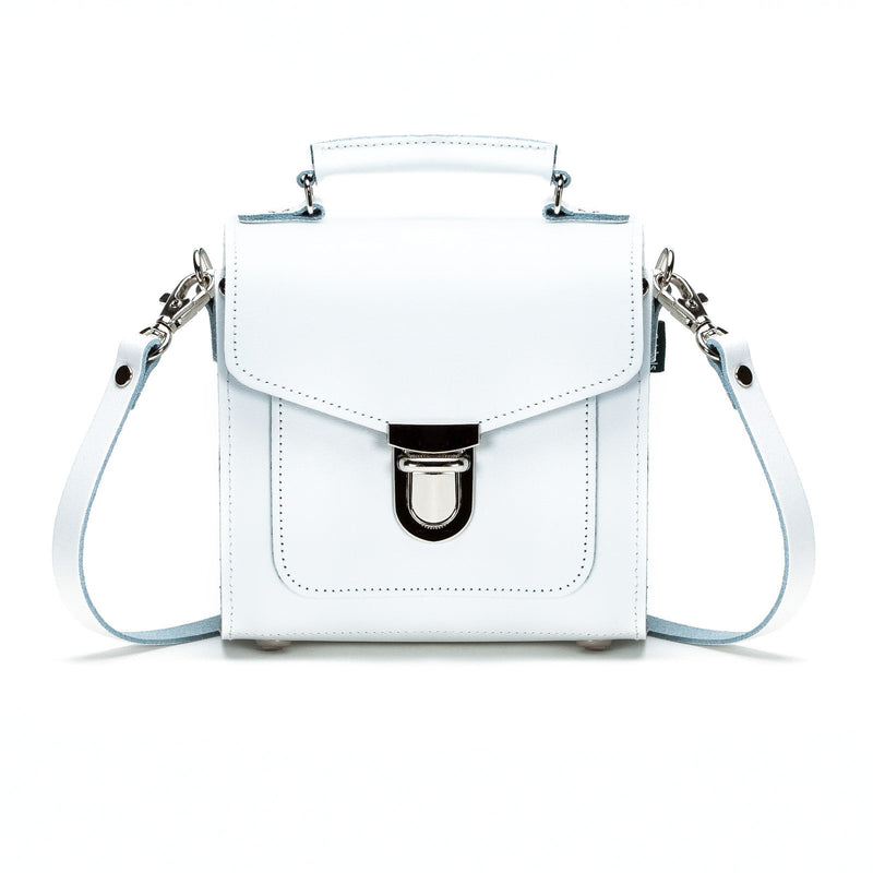 White Leather Sugarcube - Sugarcube - Zatchels